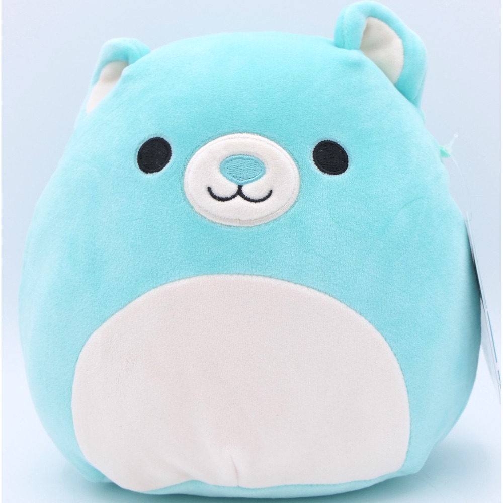 Original Squishmallows Belinda The Turquoise Teal Bear 8" Plush w/ Tag 2025
